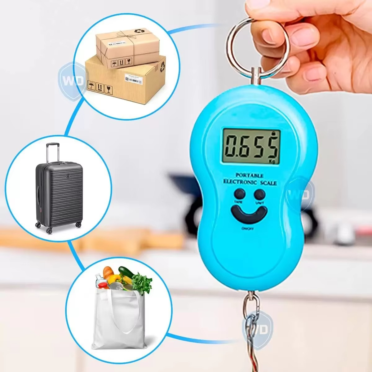 50kg Digital Hanging Luggage Scale
