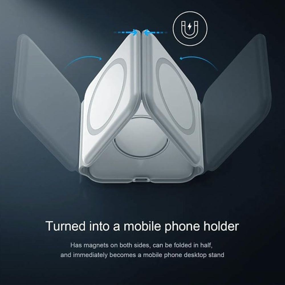 3 in 1 15W Fast Magnetic Wireless Charging Pad